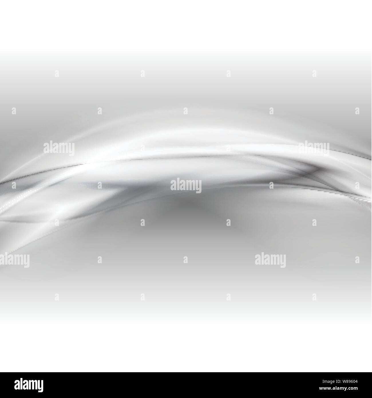 Grey smooth waves abstract modern vector background Stock Vector Image ...
