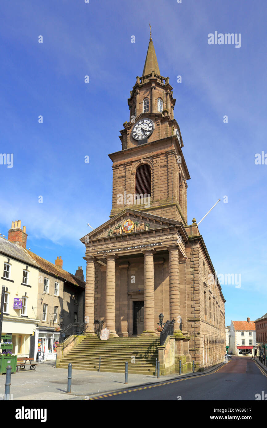 Berwick upon Tweed Town Hall in Marygate, Berwick upon Tweed, Northumberland, England, UK. Stock Photo