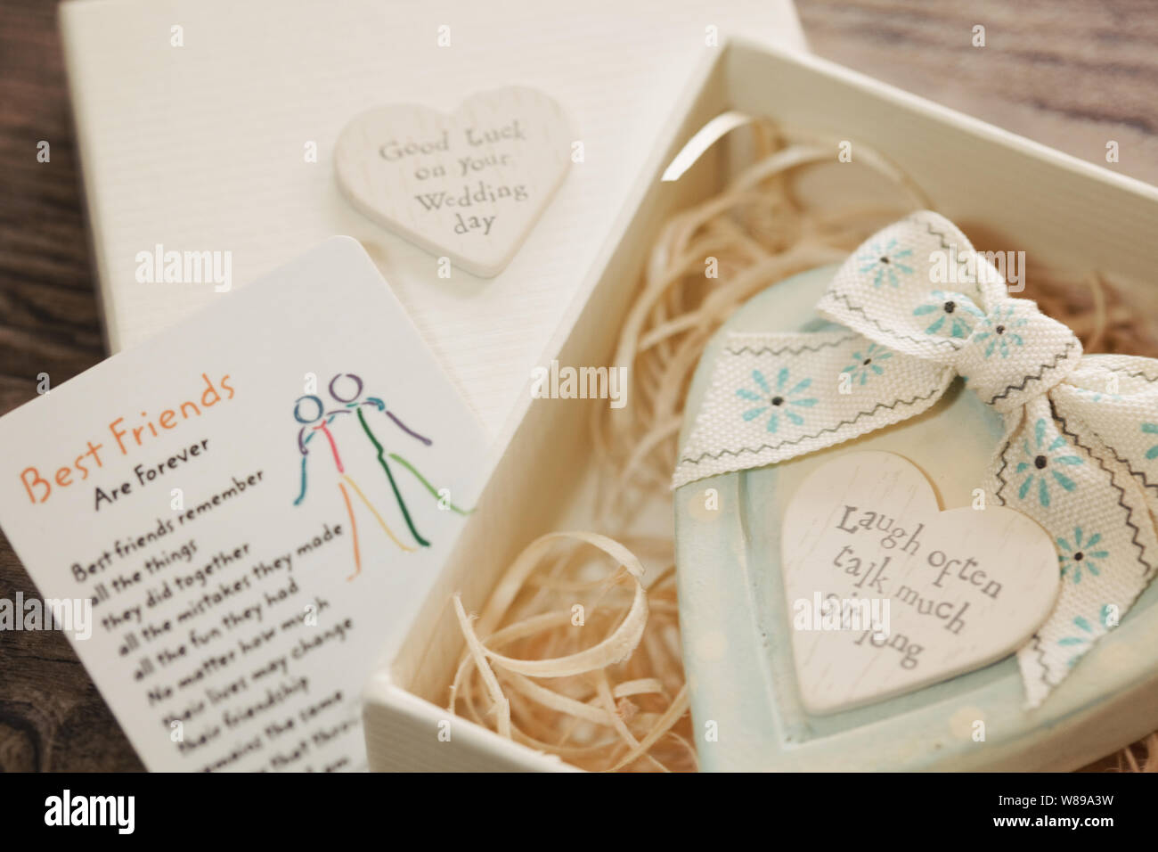 Ceramic Heart Gift Stock Photo Alamy