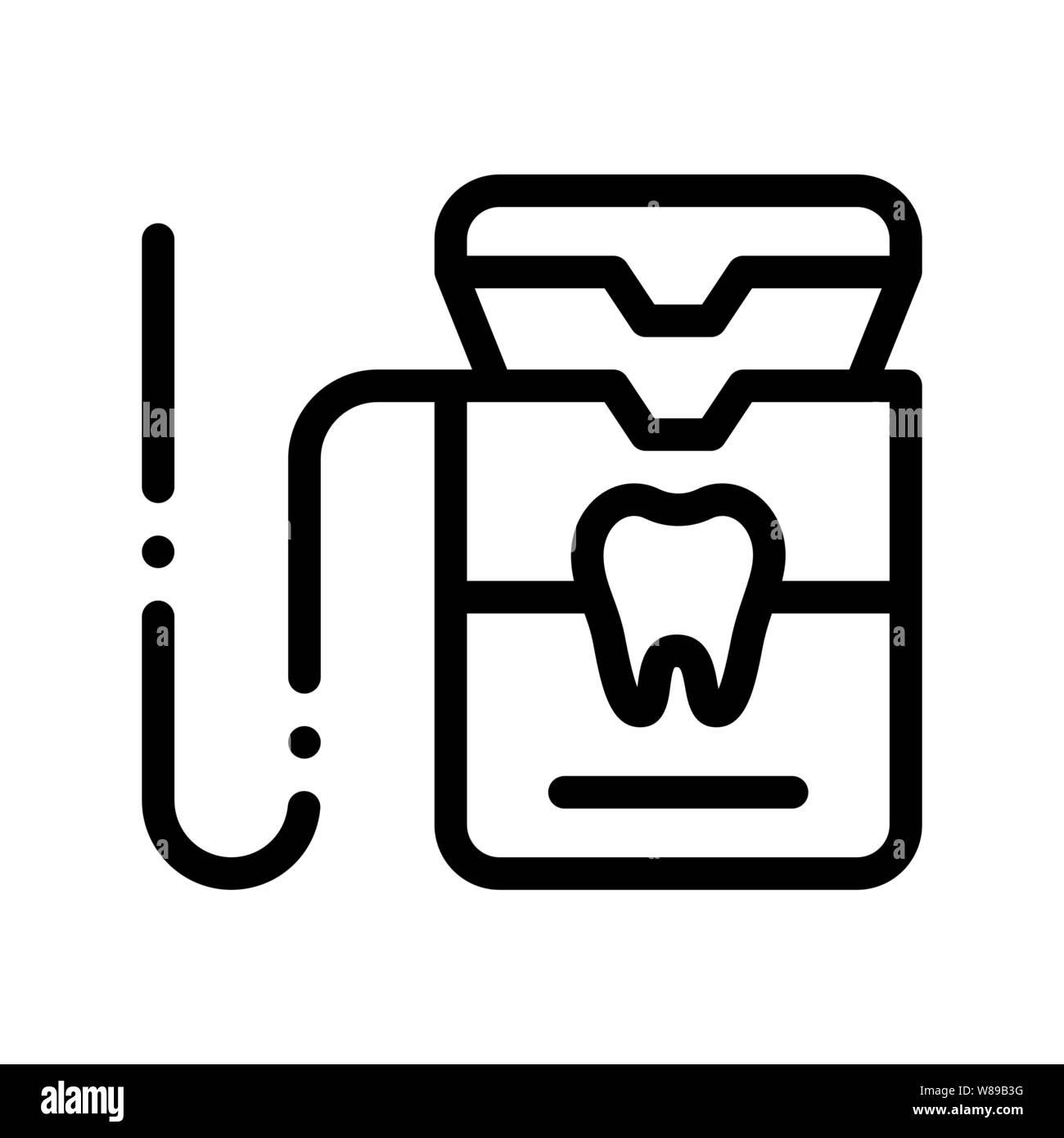 Stomatology Equipment Vector Thin Line Sign Icon Stock Vector Image ...