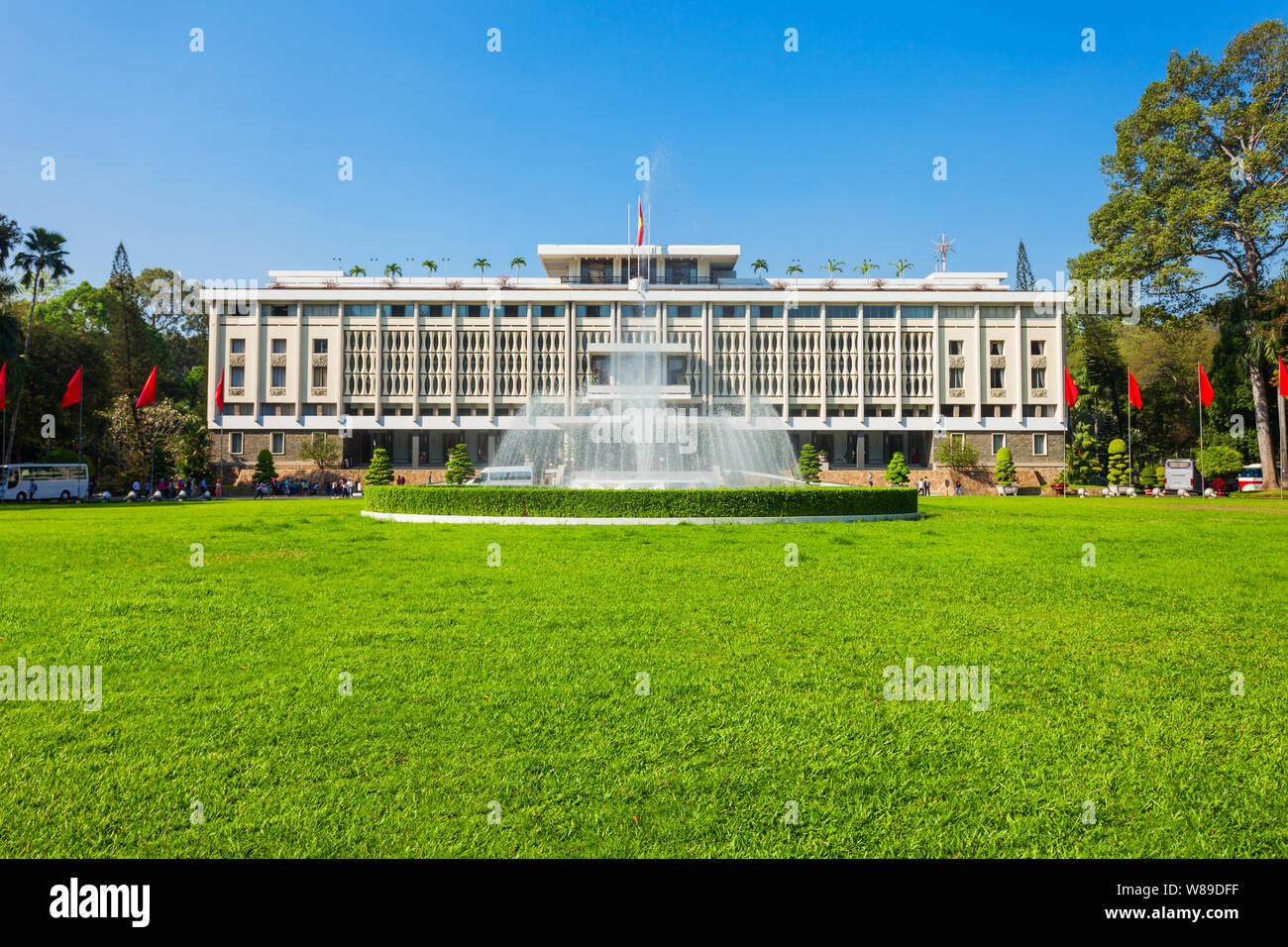Independence Palace or Reunification Palace is a main public landmark in Ho Chi Minh City in Independence Palace or Reunification Palace is a main public landmark in Ho Chi Minh City in