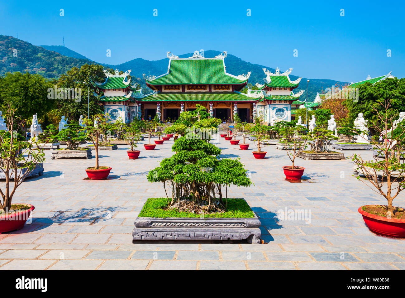 Linh Ung Pagoda in Danang city in Vietnam Stock Photo