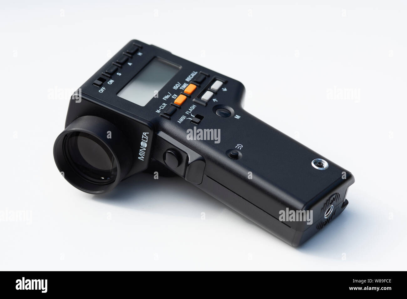 Minolta Spotmeter F precision photographic light meter Stock Photo