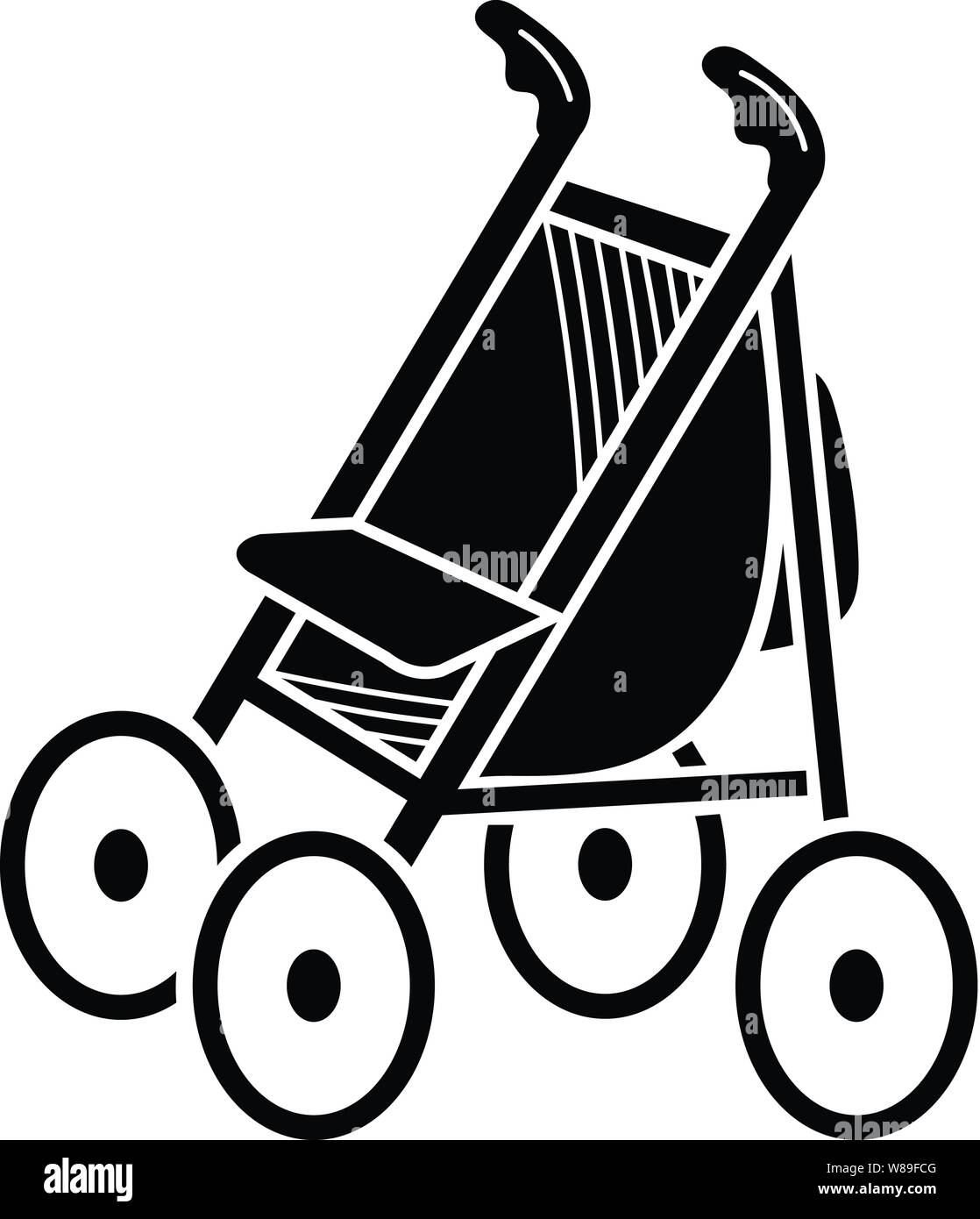 Classic stroller icon, simple style Stock Vector Image & Art - Alamy
