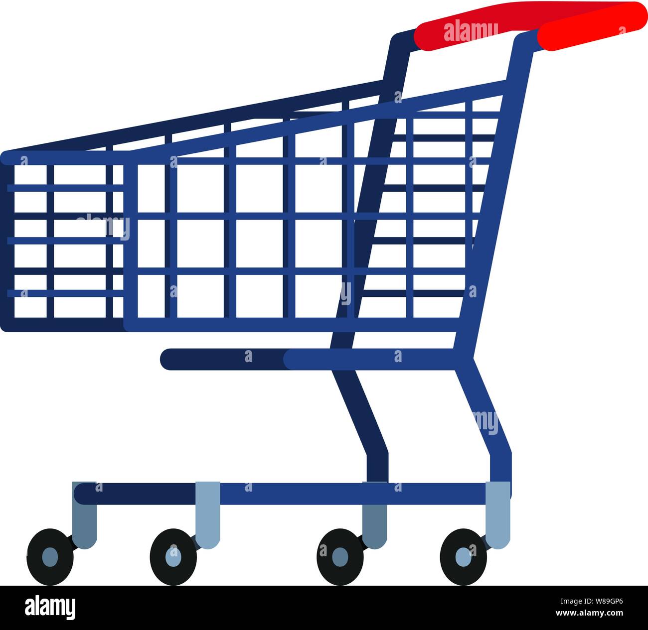 Empty Shop Cart Icon Flat Illustration Of Empty Shop Cart Vector Icon For Web Design Stock Vector Image Art Alamy