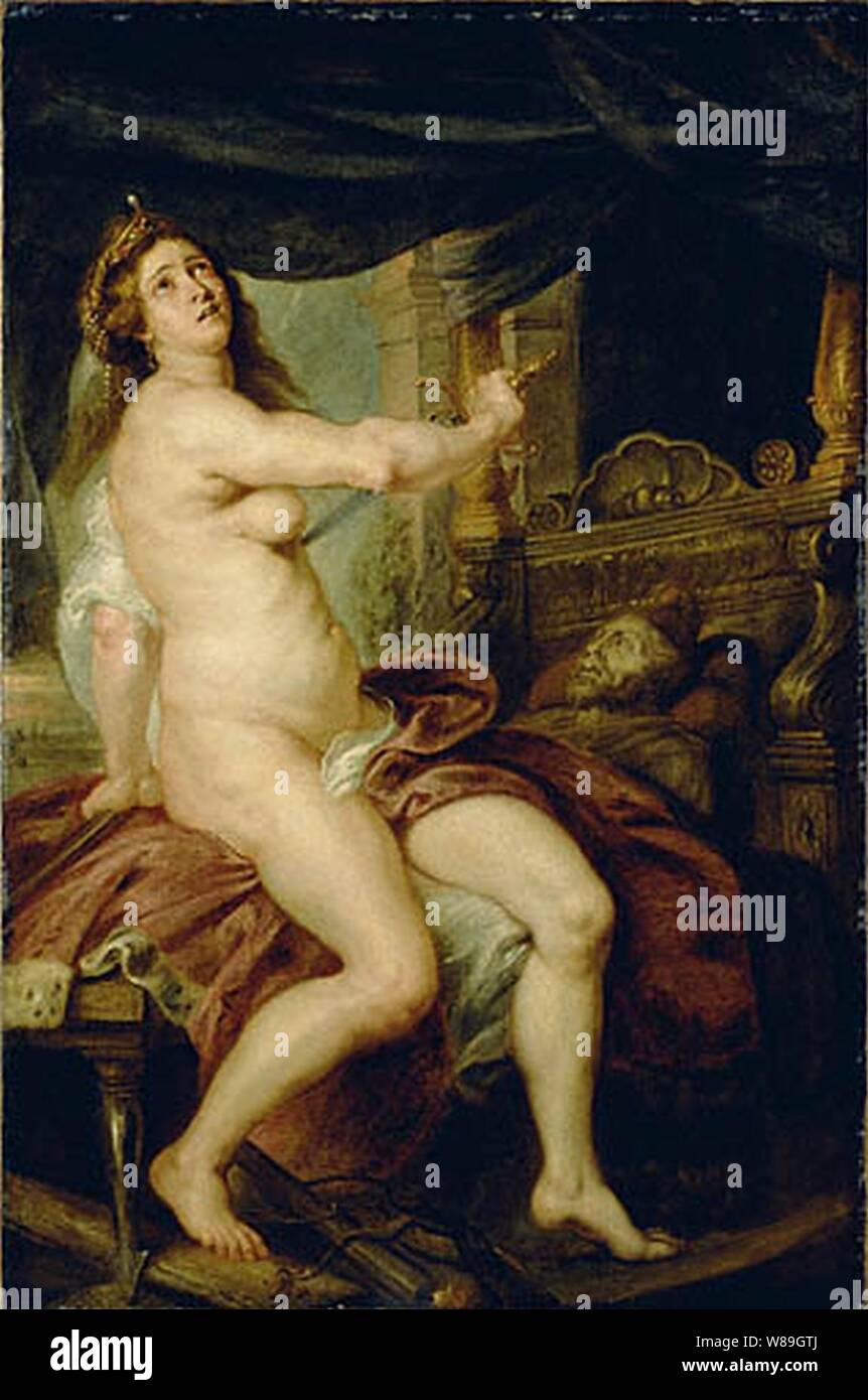 Death of Panthea by Peter Paul Rubens 01. Stock Photo