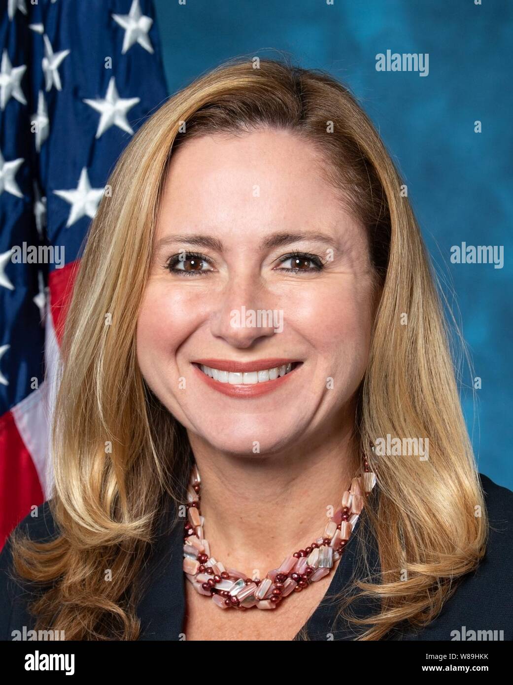 Debbie Mucarsel-Powell, official portrait, 116h Congress (cropped). Stock Photo