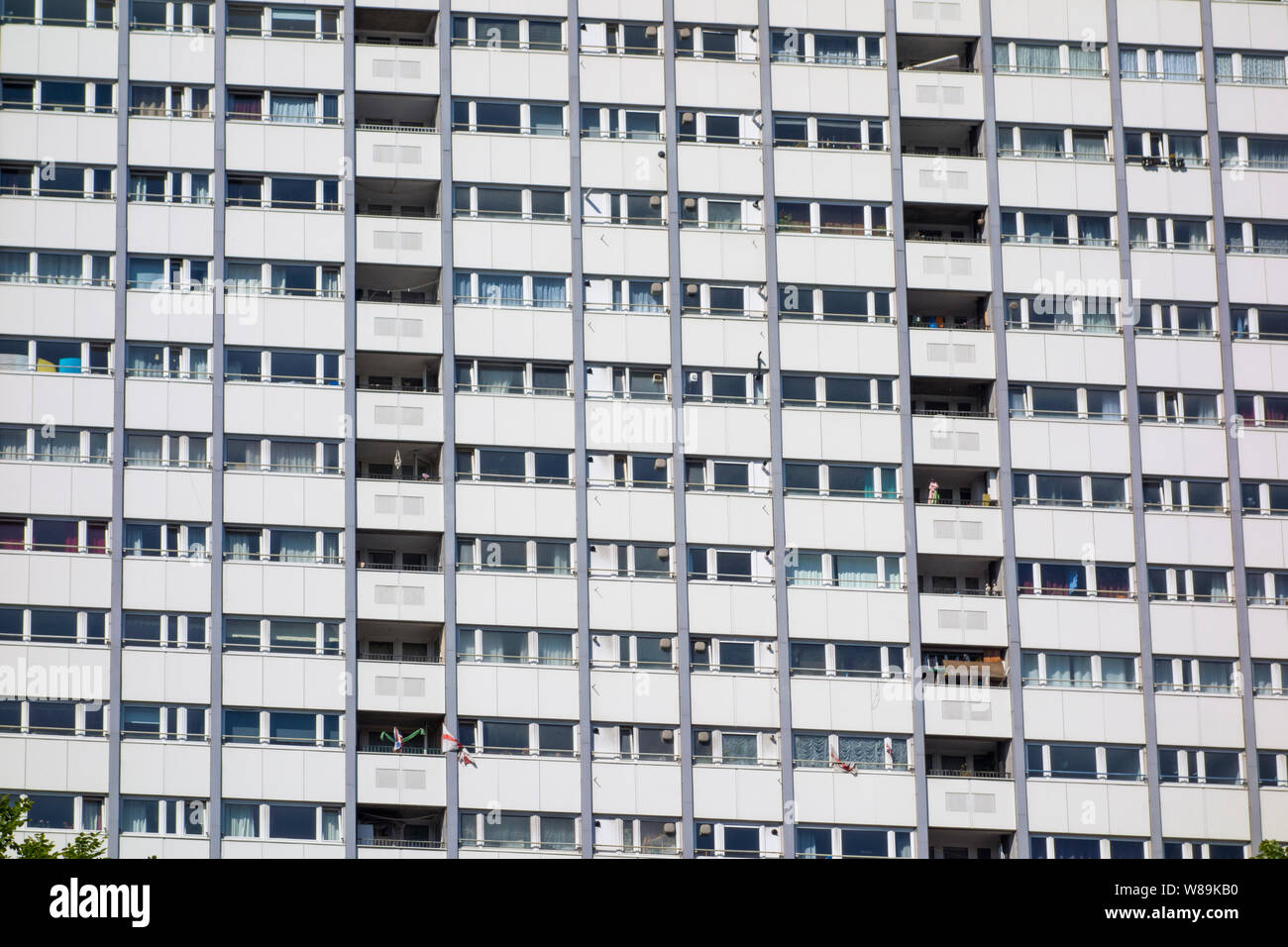 Poynter House, high-rise tower block, Edward Woods Estate, Hammersmith and Fulham, London, UK Stock Photo