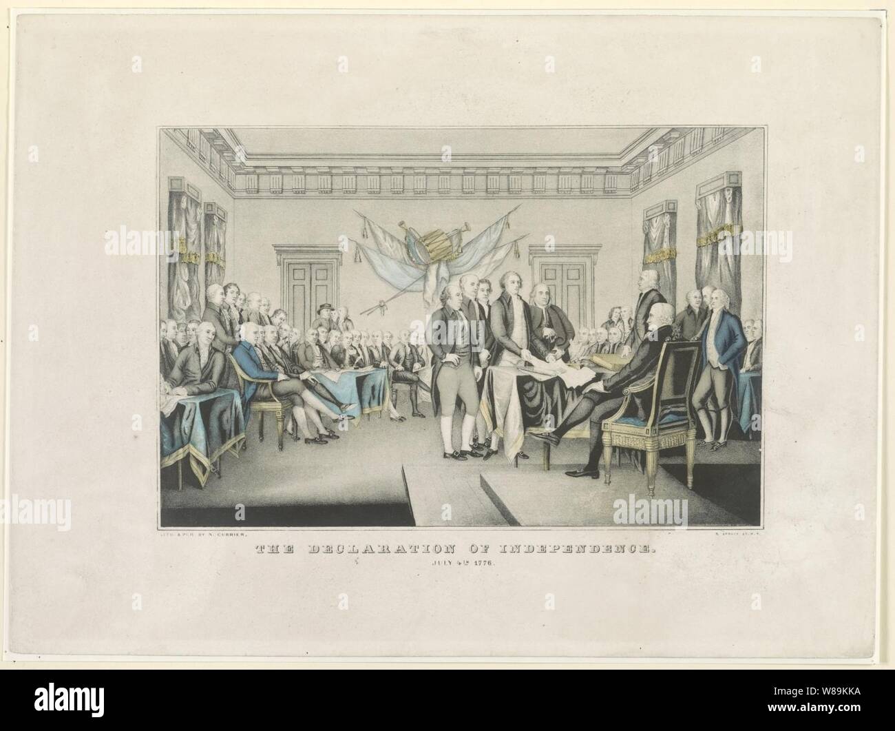 Declaration of Independence- July 4th 1776 Stock Photo - Alamy