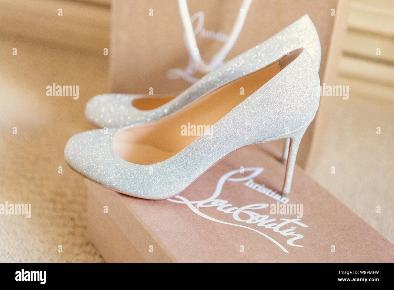Wedding Shoes Stock Photo