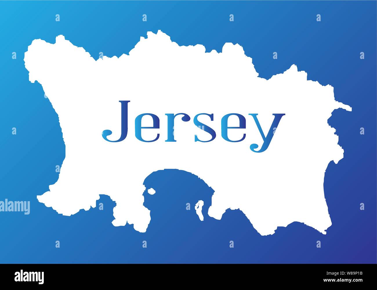 Map jersey channel islands Stock Vector Images - Alamy