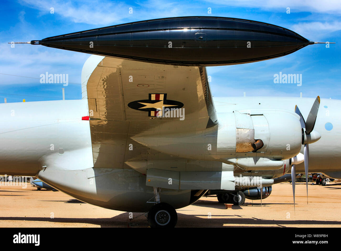 Wingtip Fuel Tank And Engines On An Ec 121t Warning Star Aew Usaf Super