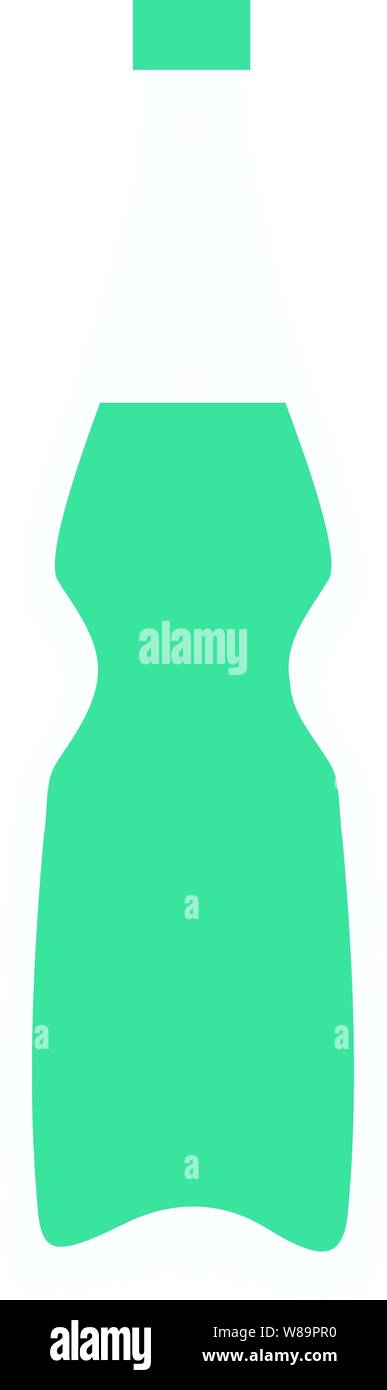 Water bottle icon. Flat illustration of water bottle vector icon for ...