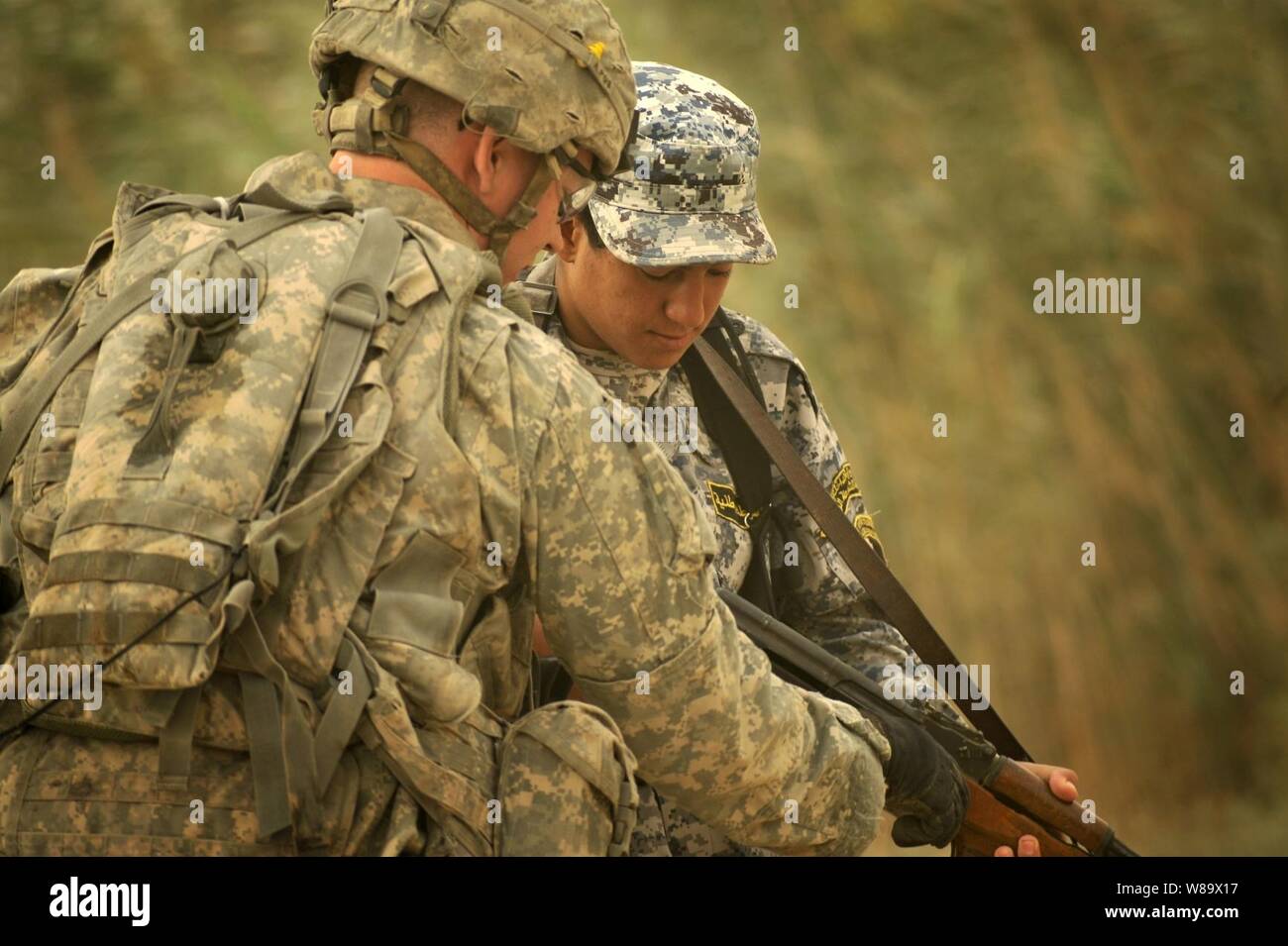 Attached to the 4th infantry division hi-res stock photography and images -  Alamy