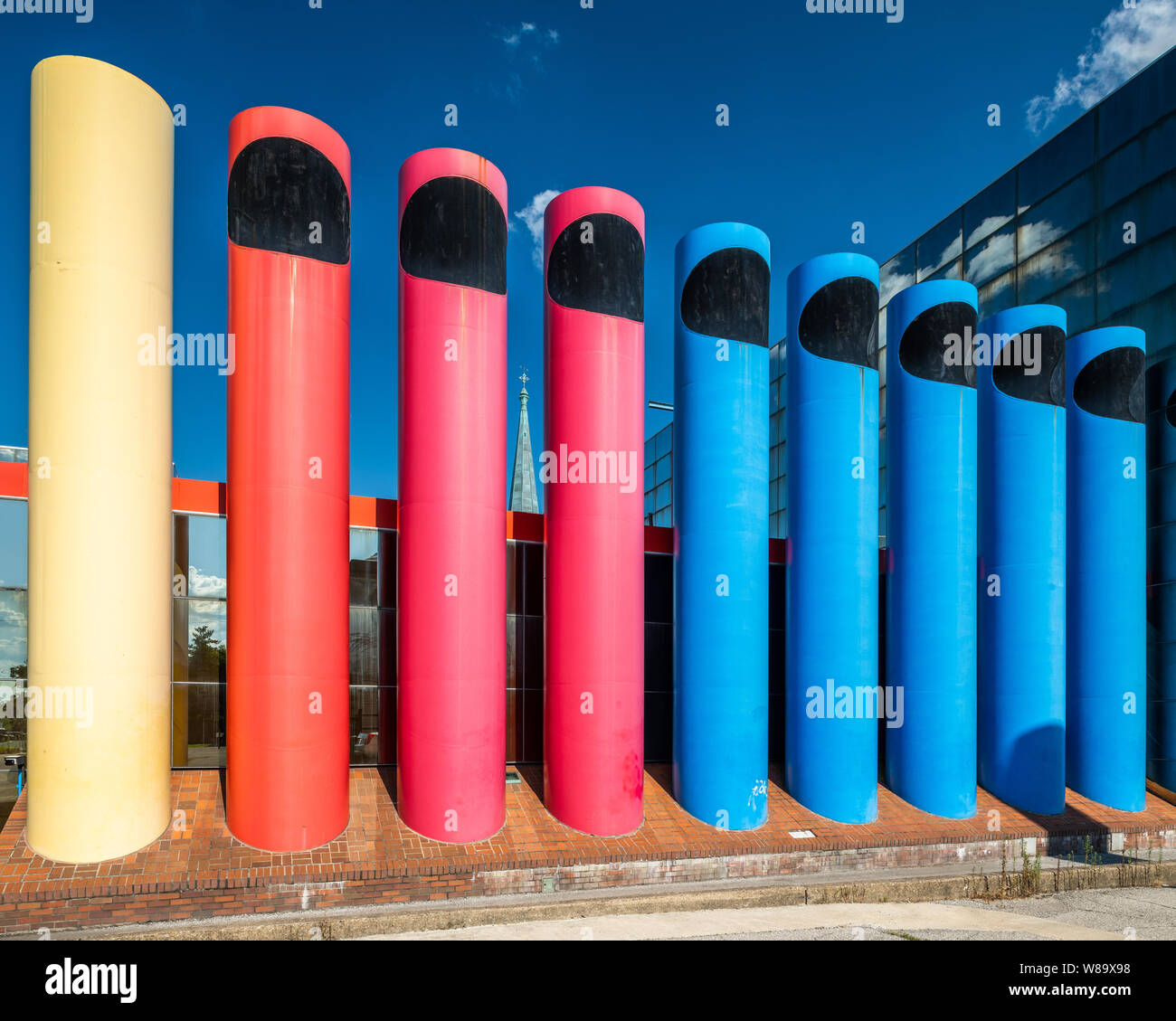 AT&T Switching Center, designed by Paul Kennon Stock Photo - Alamy