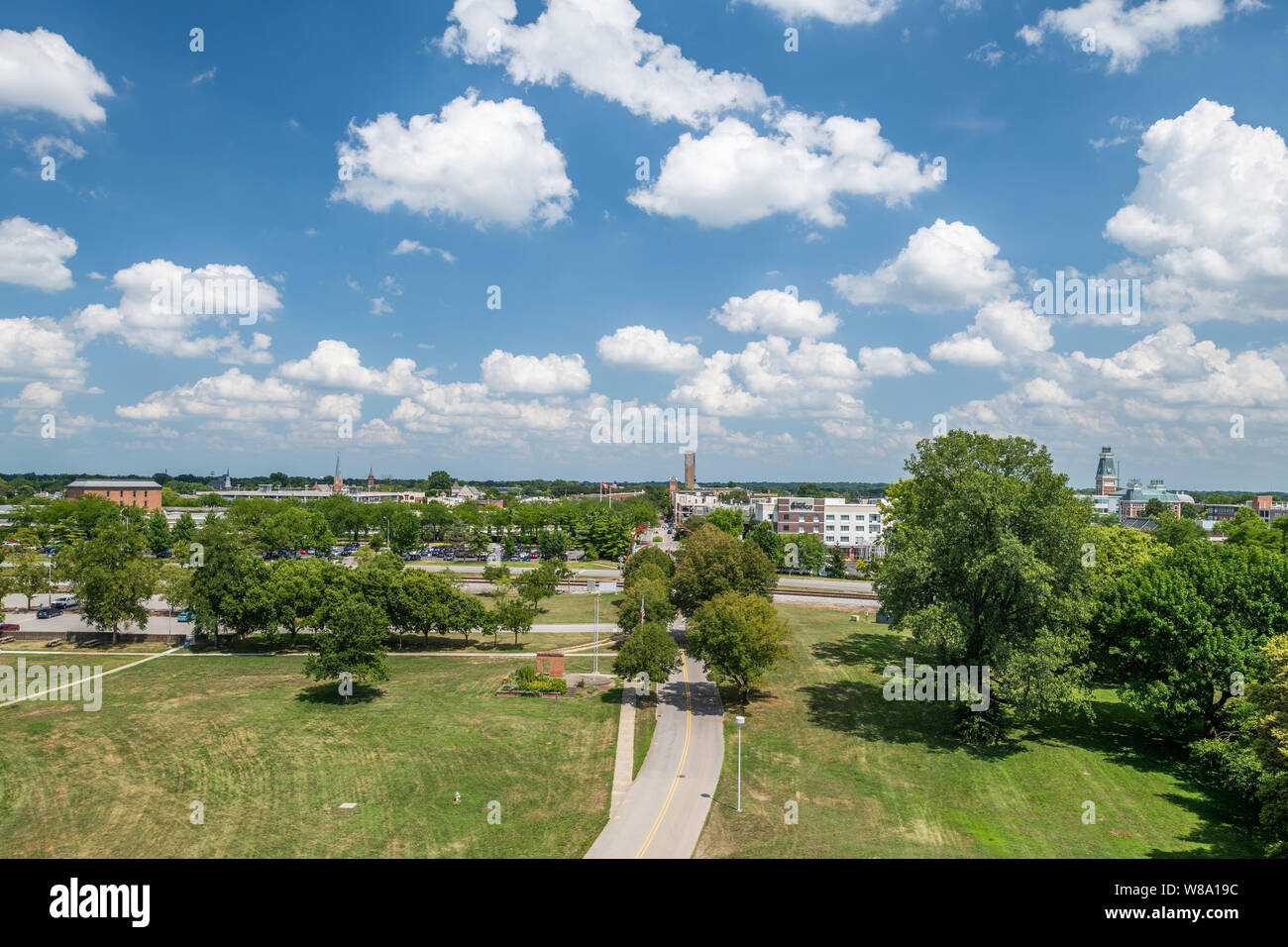 Mill Race Park Stock Photo Alamy