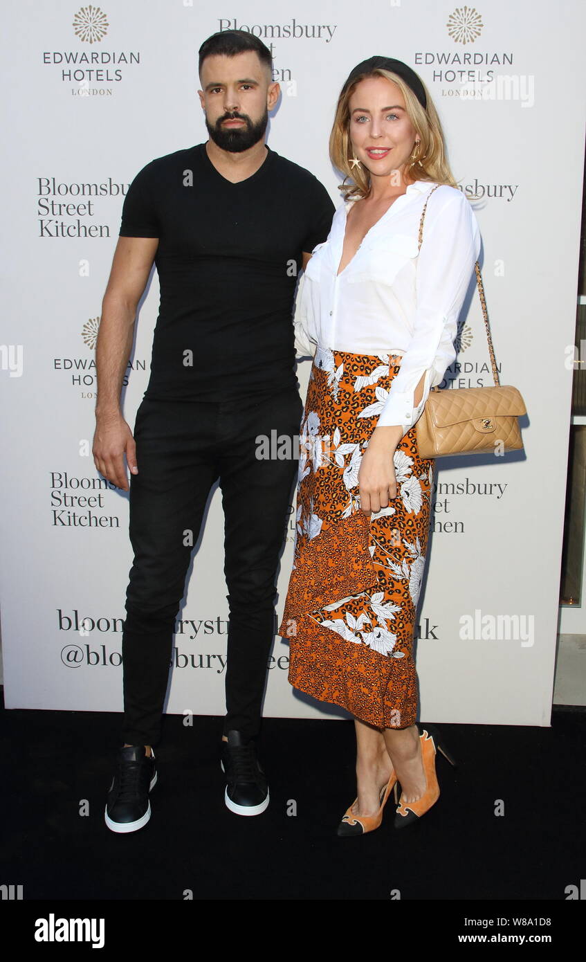 Lydia Bright and Lee Cronin arrive at the Bloomsbury Street Kitchen