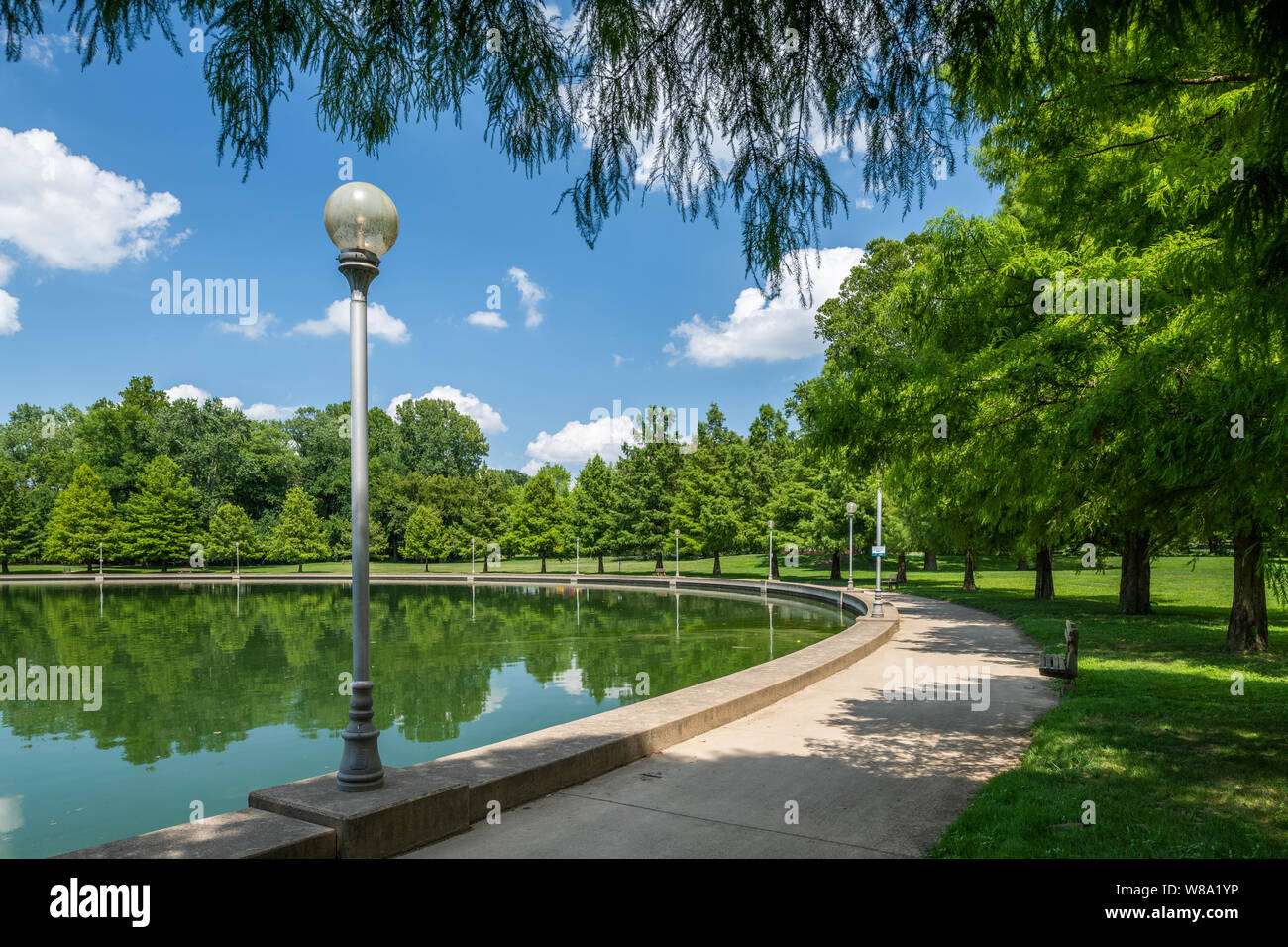 Mill Race Park Stock Photo Alamy