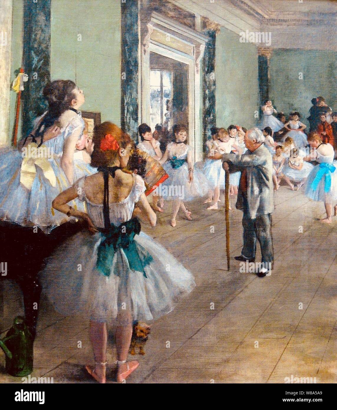 Degas, Ballet Class, 1874. Stock Photo