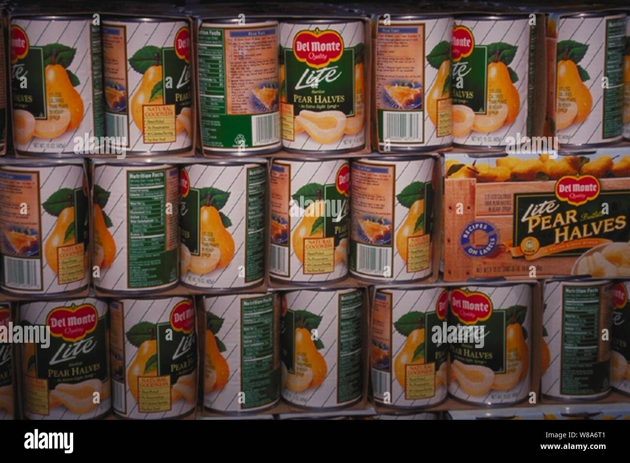 Del Monte canned pears Stock Photo Alamy