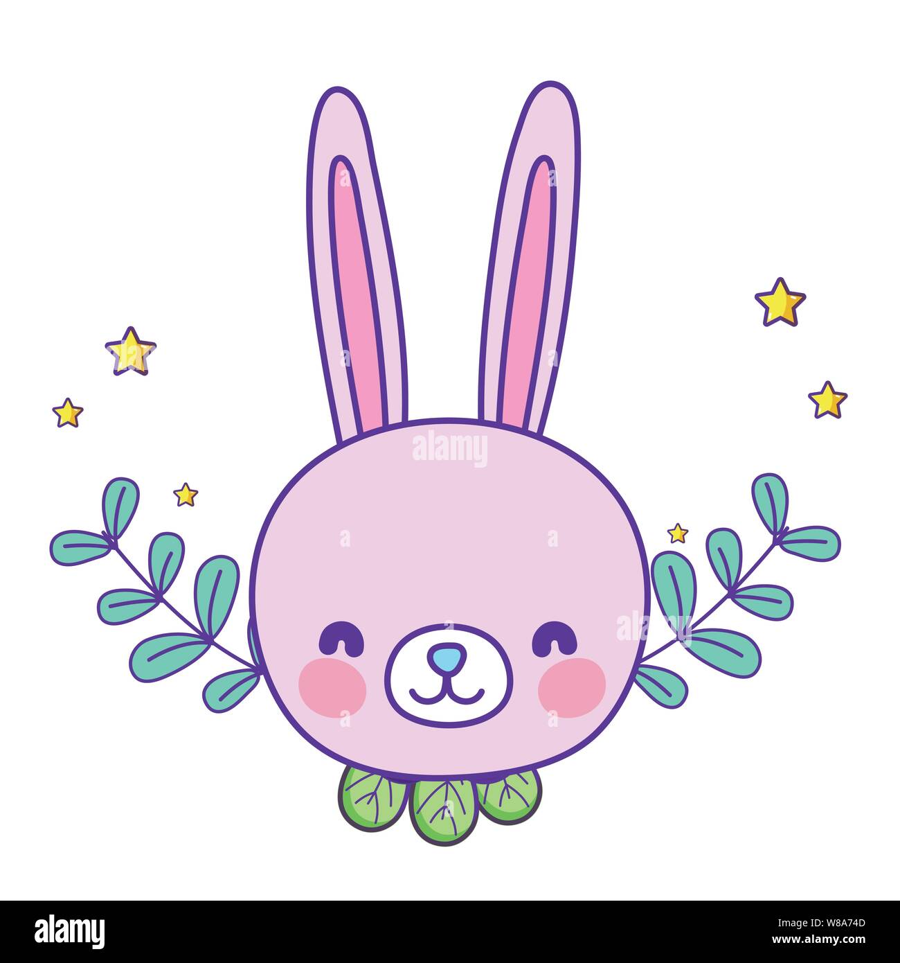 Rabbit cartoon design, Animal cute zoo life nature and fauna theme ...