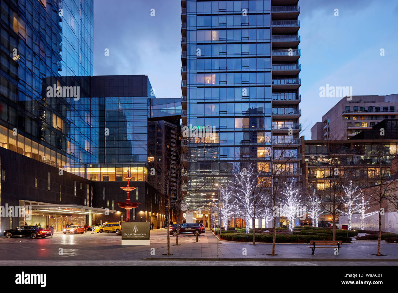 Four Seasons Hotel Toronto in December Stock Photo - Alamy