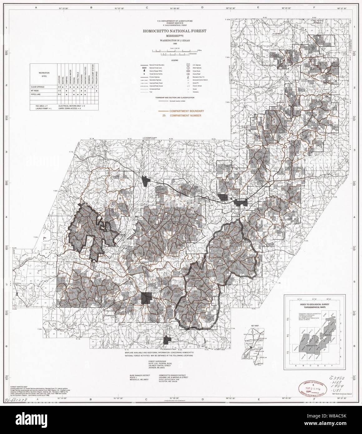 Delta and Homochitto national forests, Mississippi Stock Photo Alamy