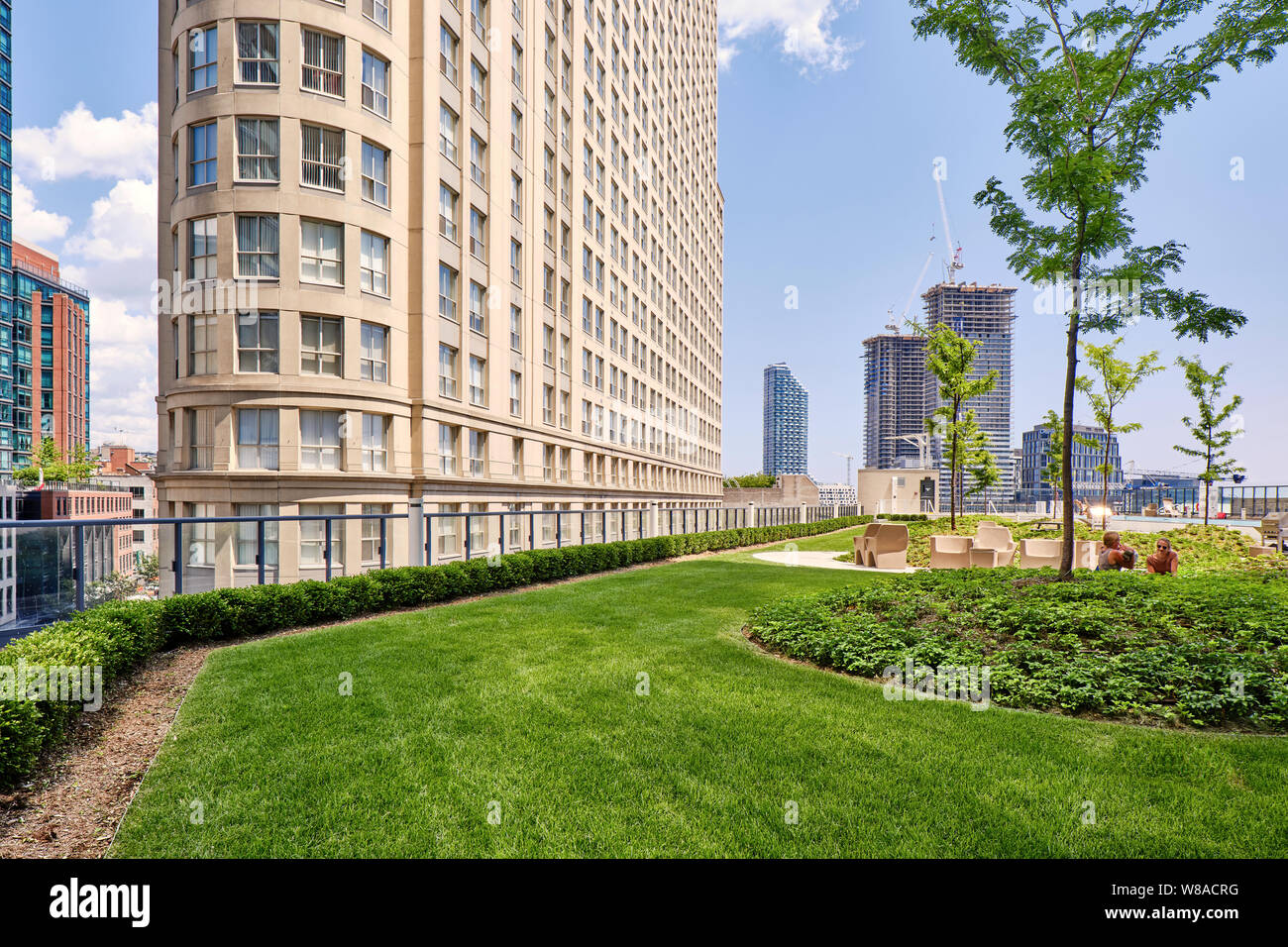 Picture of Condominium roof deck, Toronto Stock Photo - Alamy