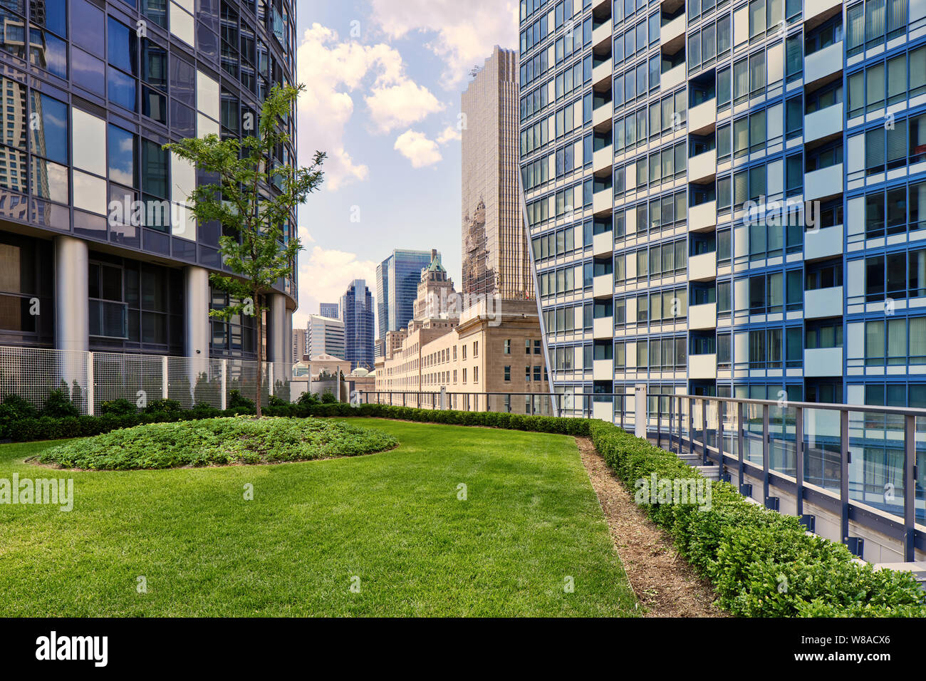 Image showcasing Condominium roof deck, Toronto Stock Photo - Alamy