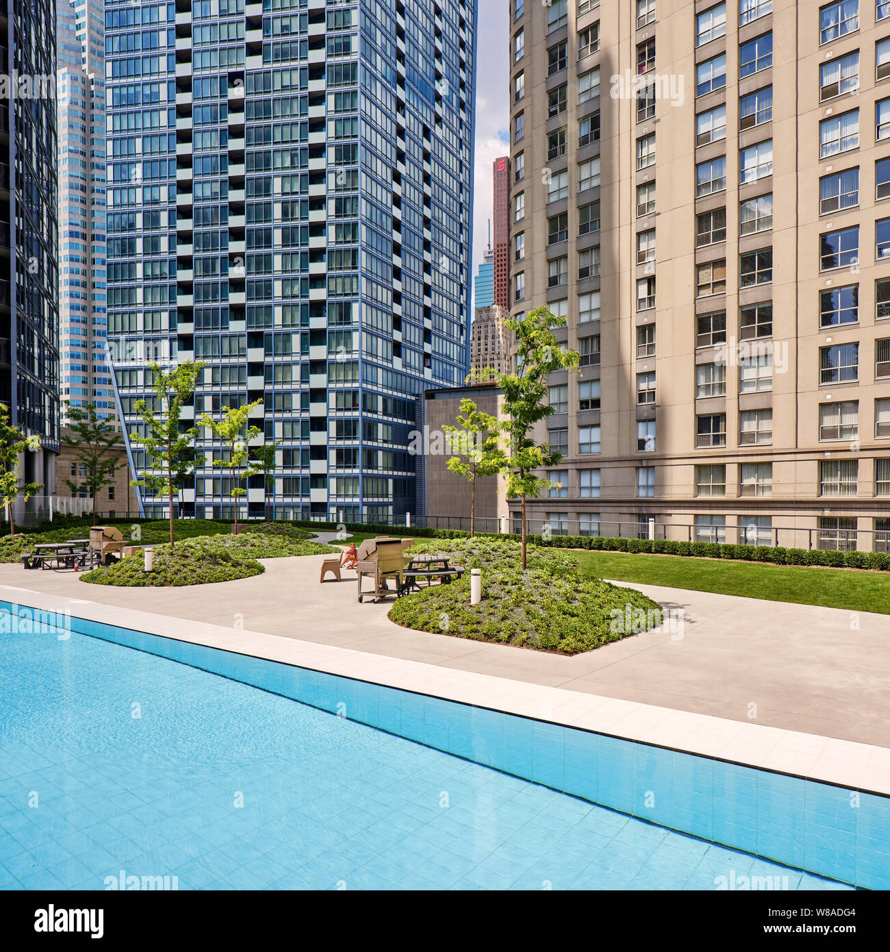 Condominium roof deck, Toronto Stock Photo - Alamy - Condominiums With Roof Deck Leasing