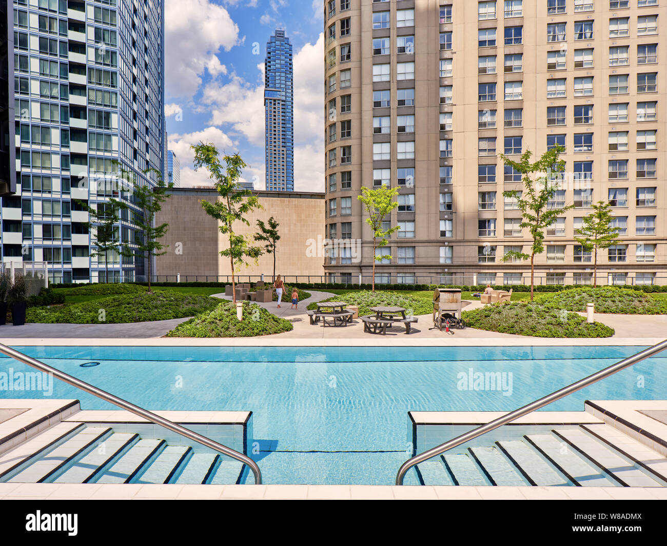 Condominium roof deck, Toronto Stock Photo - Alamy