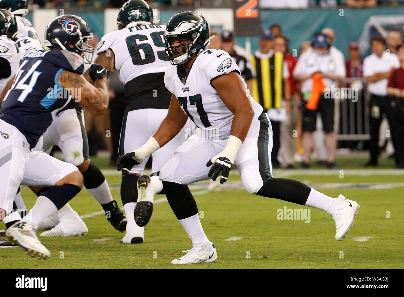 Andre dillard eagles hi-res stock photography and images - Alamy