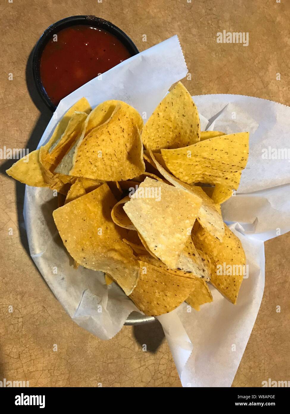 Mexican nacho chips with salsa. Photo image Stock Photo Alamy