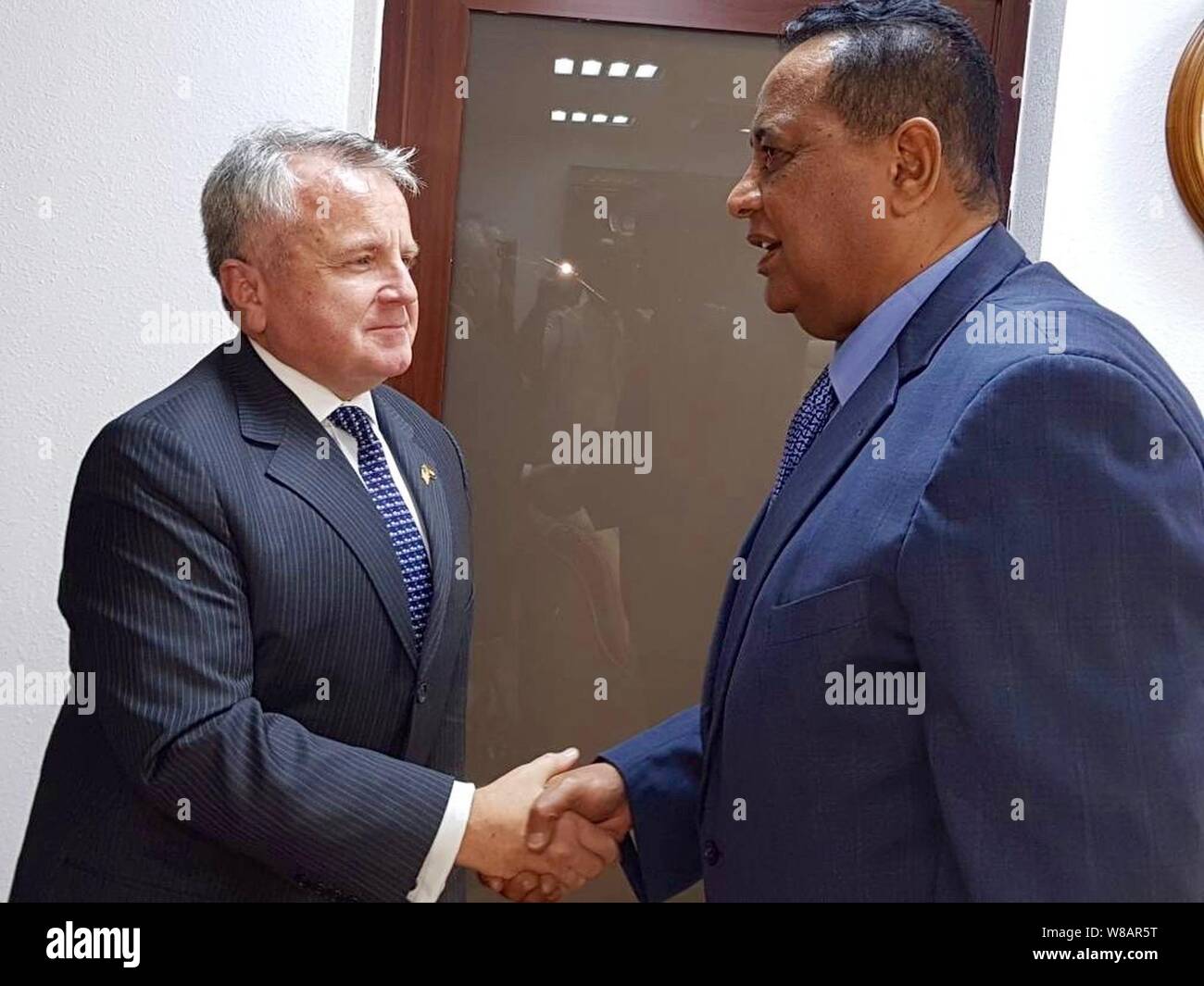 Deputy Secretary Sullivan Meets With Sudan Foreign Minister Ghandour. Stock Photo