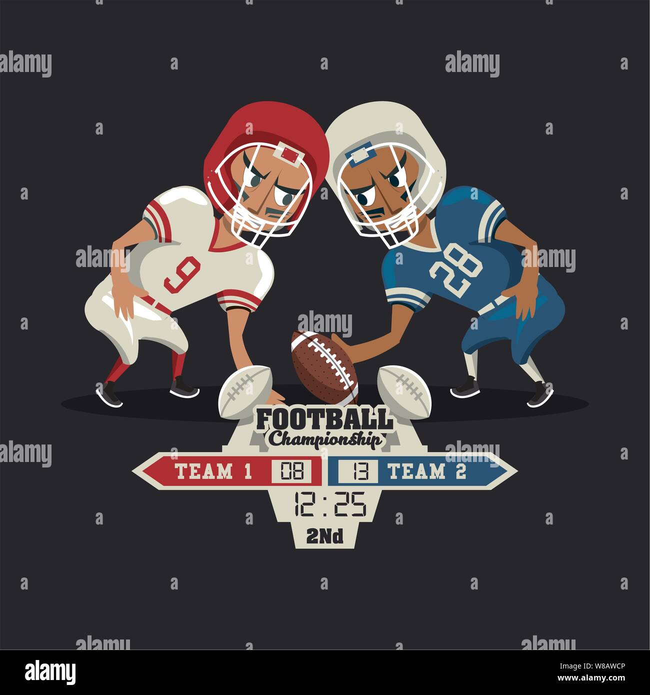 Two champions Stock Vector Images - Alamy