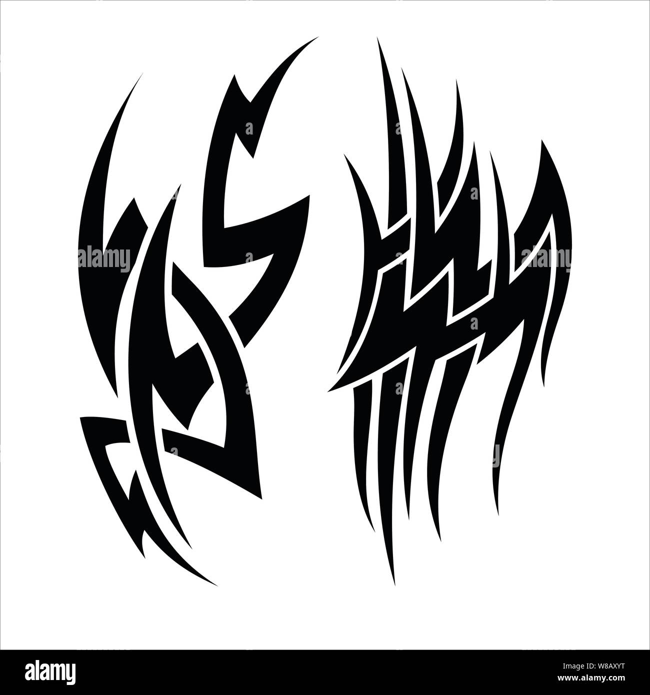 Lightning Tribal Tattoo