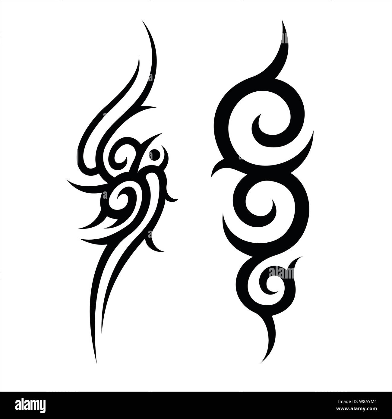 vector tribal tattoo design eps 10 Stock Vector Image  Art  Alamy