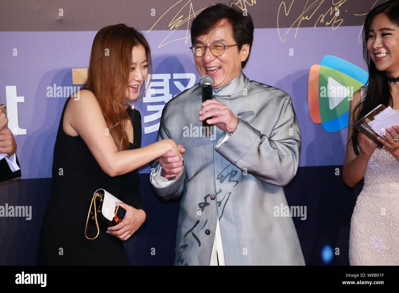 South Korean actress Kim Hee-sun (Kim Hee-seon), left, and Hong 