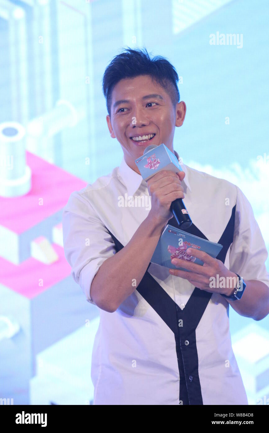 Hu Haiquan of Chinese band Yuquan attends the launch event for the ...