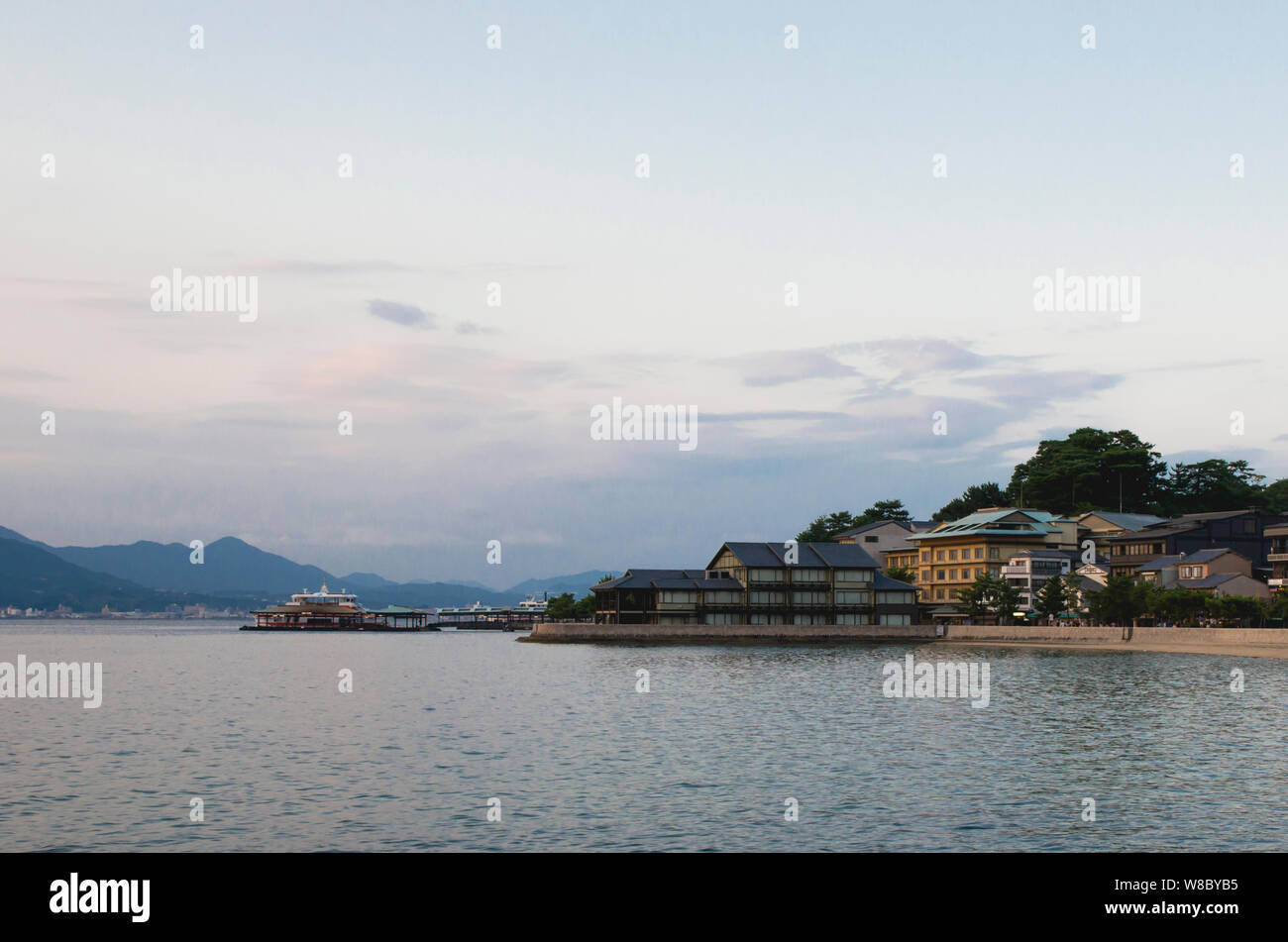 Coastline of a city in Japan Stock Photo - Alamy