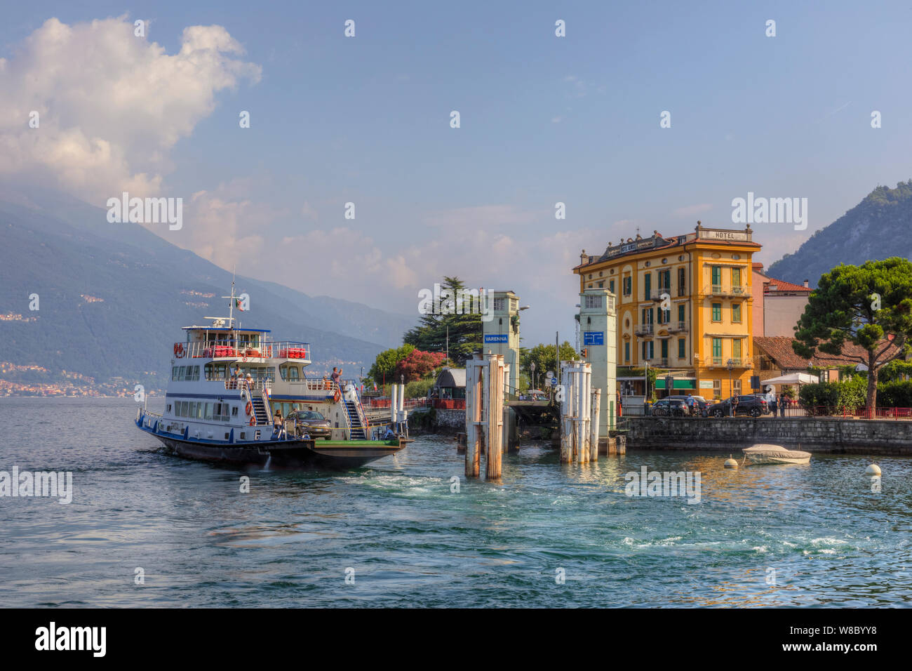 Varenna, Lake Como, Lombardy, Italy, Europe Stock Photo