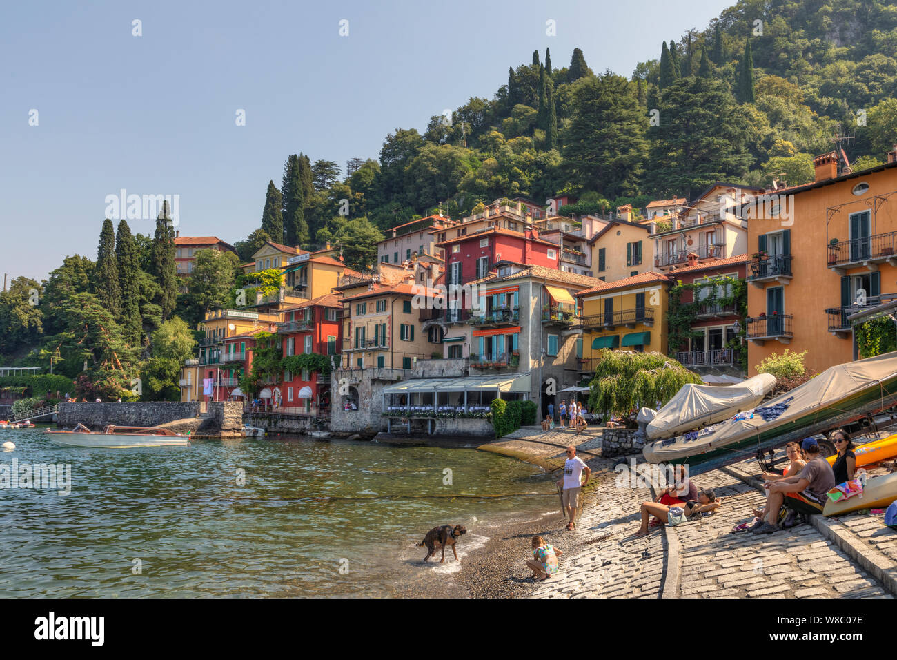 Varenna, Lake Como, Lombardy, Italy, Europe Stock Photo