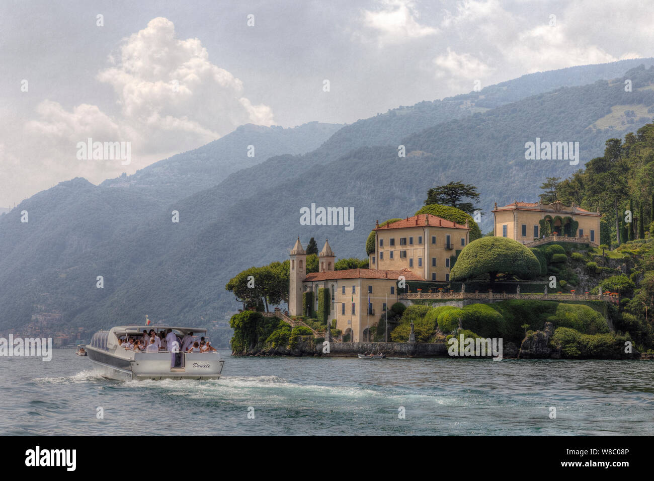 Lenno, Villa del Balbianello, Lake Como, Lombardy, Italy, Europe Stock Photo