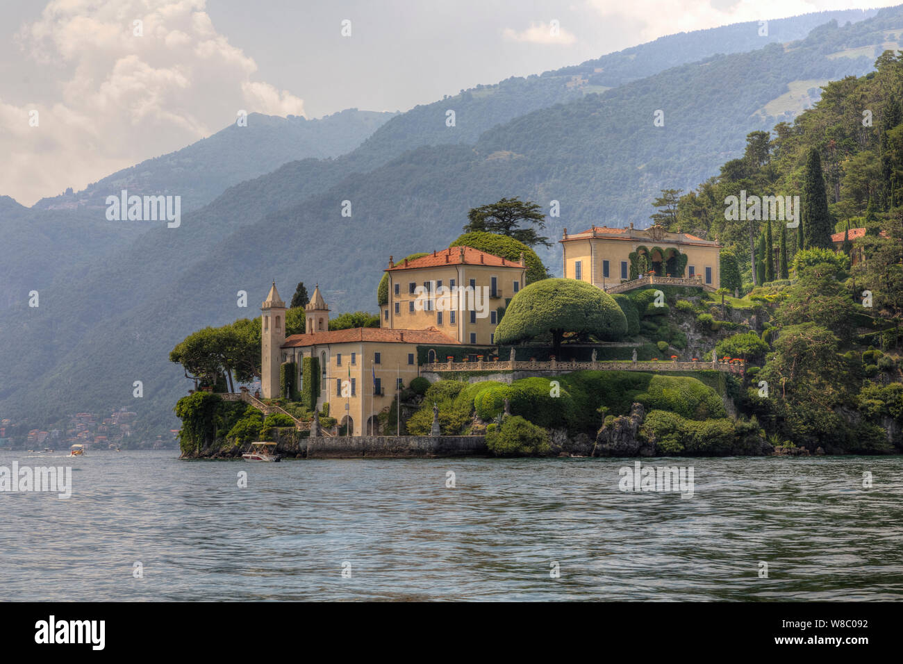 Lenno, Villa del Balbianello, Lake Como, Lombardy, Italy, Europe Stock Photo