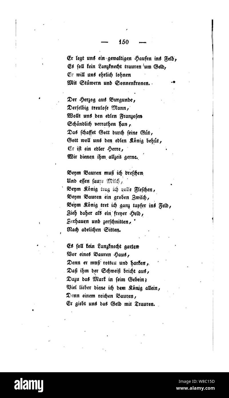 Des Knaben Wunderhorn Ii 150 Stock Photo 263337129 Alamy