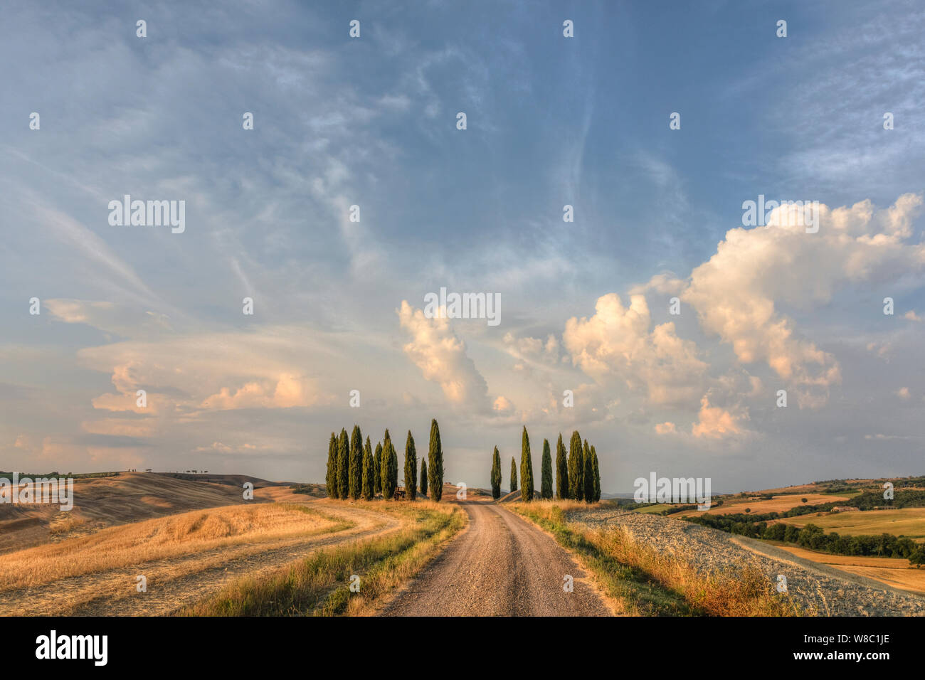 San Quirico, Tuscany, Italy, Europe Stock Photo