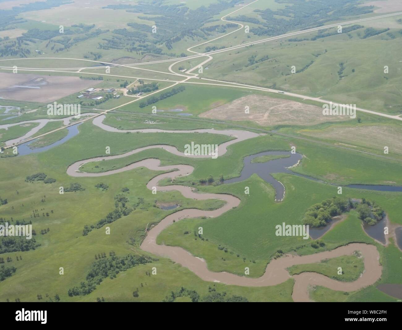 Des Lacs River Stock Photo Alamy
