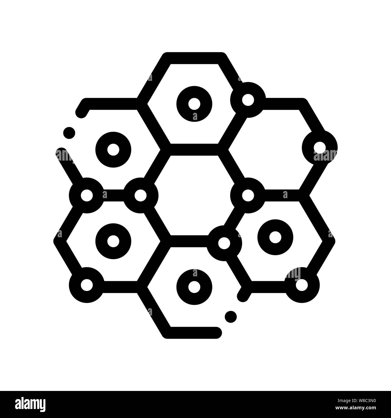 Interactive Kids Game Points Vector Thin Line Icon Stock Vector