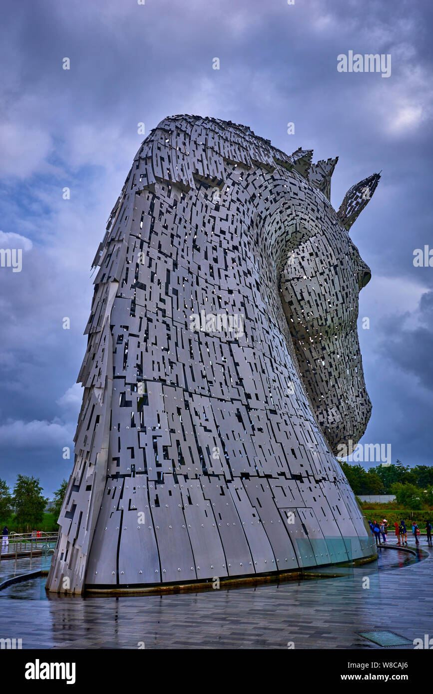 The Kelpies (KLB) Stock Photo