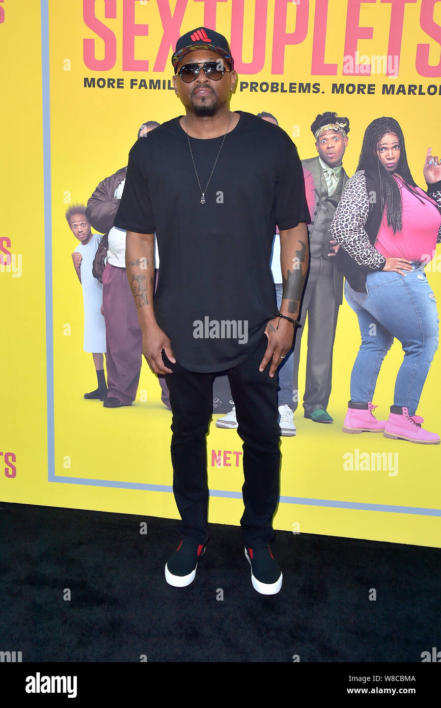Omar Epps at the premiere of the Netflix movie 'Sextuplets/One of Six' at Arclight Hollywood. Los Angeles, 07.08.2019 | usage worldwide Stock Photo